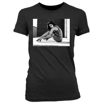 Eva Longoria Women's Junior Cut Crewneck T-Shirt