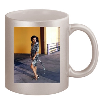 Eva Longoria 11oz Metallic Silver Mug