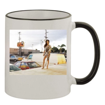 Eva Longoria 11oz Colored Rim & Handle Mug