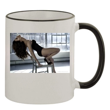 Eva Longoria 11oz Colored Rim & Handle Mug