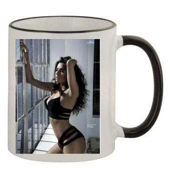 Eva Longoria 11oz Colored Rim & Handle Mug