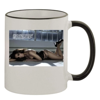 Eva Longoria 11oz Colored Rim & Handle Mug