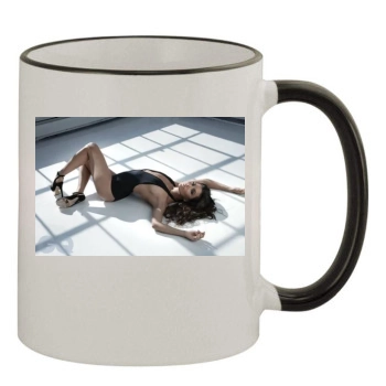 Eva Longoria 11oz Colored Rim & Handle Mug