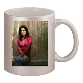 Eva Longoria 11oz Metallic Silver Mug