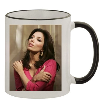 Eva Longoria 11oz Colored Rim & Handle Mug