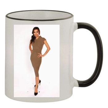 Eva Longoria 11oz Colored Rim & Handle Mug