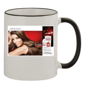 Eva Longoria 11oz Colored Rim & Handle Mug