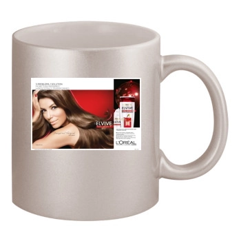 Eva Longoria 11oz Metallic Silver Mug