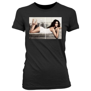 Eva Longoria Women's Junior Cut Crewneck T-Shirt