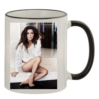 Eva Longoria 11oz Colored Rim & Handle Mug