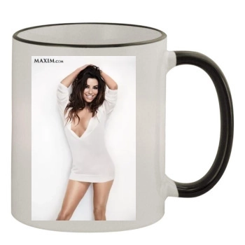 Eva Longoria 11oz Colored Rim & Handle Mug