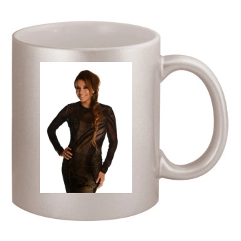 Eva Longoria 11oz Metallic Silver Mug