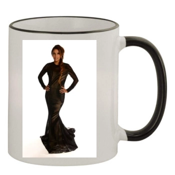 Eva Longoria 11oz Colored Rim & Handle Mug