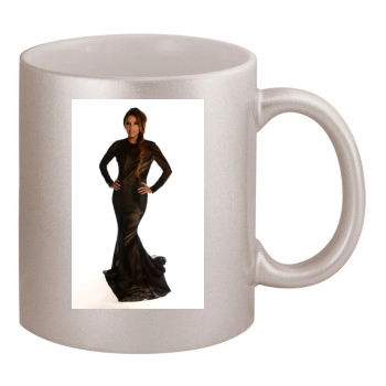 Eva Longoria 11oz Metallic Silver Mug