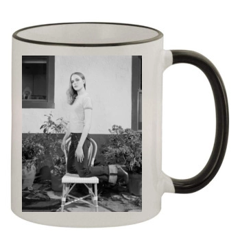 Evan Rachel Wood 11oz Colored Rim & Handle Mug