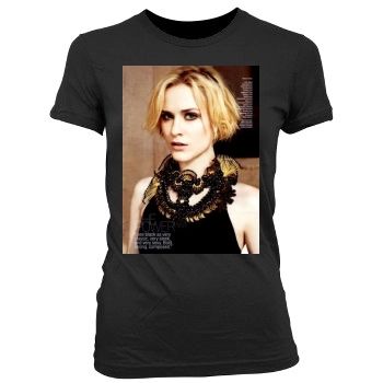 Evan Rachel Wood Women's Junior Cut Crewneck T-Shirt