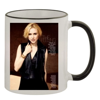 Evan Rachel Wood 11oz Colored Rim & Handle Mug