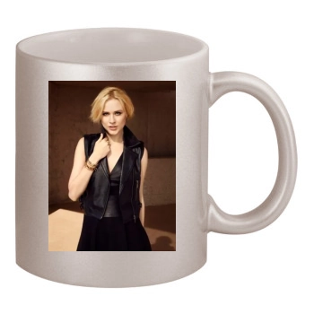 Evan Rachel Wood 11oz Metallic Silver Mug