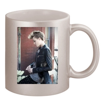 Evan Rachel Wood 11oz Metallic Silver Mug