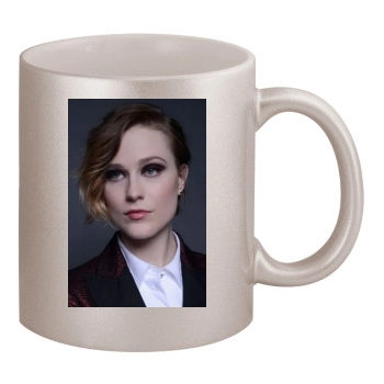 Evan Rachel Wood 11oz Metallic Silver Mug