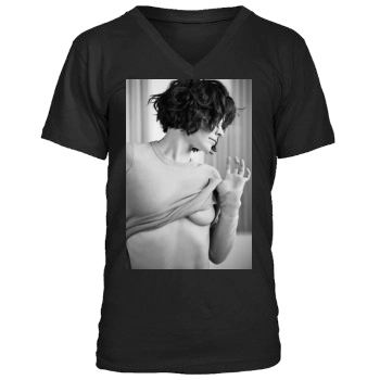 Evangeline Lilly Men's V-Neck T-Shirt