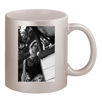 Evangeline Lilly 11oz Metallic Silver Mug