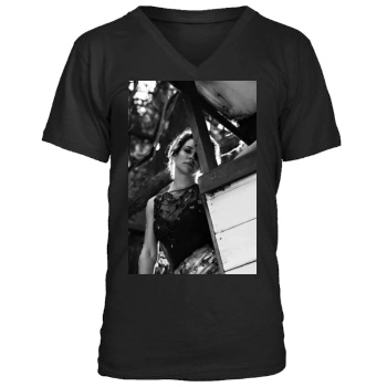 Evangeline Lilly Men's V-Neck T-Shirt