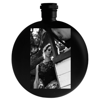 Evangeline Lilly Round Flask