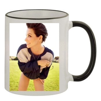 Evangeline Lilly 11oz Colored Rim & Handle Mug