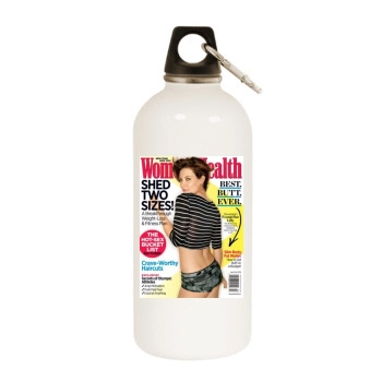 Evangeline Lilly White Water Bottle With Carabiner