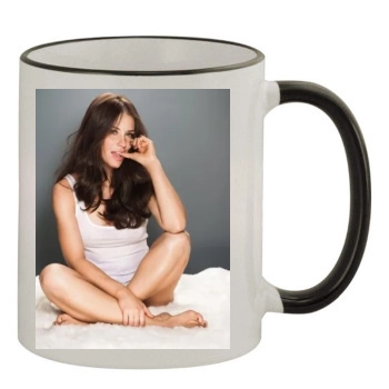 Evangeline Lilly 11oz Colored Rim & Handle Mug