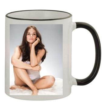 Evangeline Lilly 11oz Colored Rim & Handle Mug