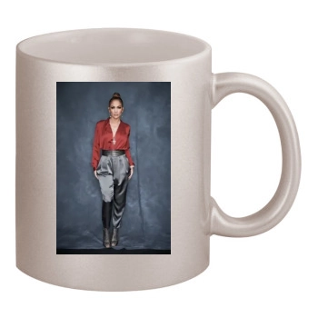 Jennifer Lopez 11oz Metallic Silver Mug