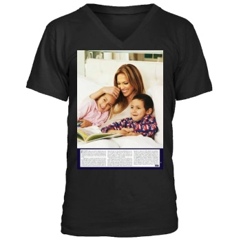 Jennifer Lopez Men's V-Neck T-Shirt