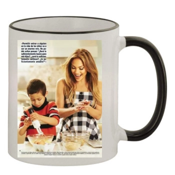 Jennifer Lopez 11oz Colored Rim & Handle Mug