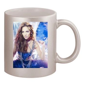 Jennifer Lopez 11oz Metallic Silver Mug