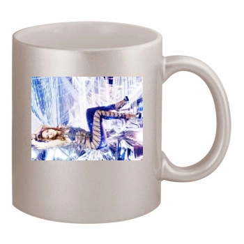 Jennifer Lopez 11oz Metallic Silver Mug