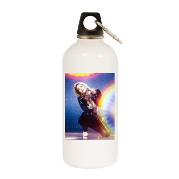 Jennifer Lopez White Water Bottle With Carabiner