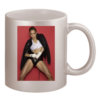 Jennifer Lopez 11oz Metallic Silver Mug