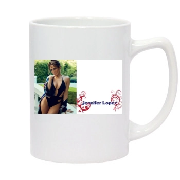 Jennifer Lopez 14oz White Statesman Mug