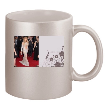 Jennifer Lopez 11oz Metallic Silver Mug