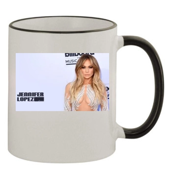 Jennifer Lopez 11oz Colored Rim & Handle Mug