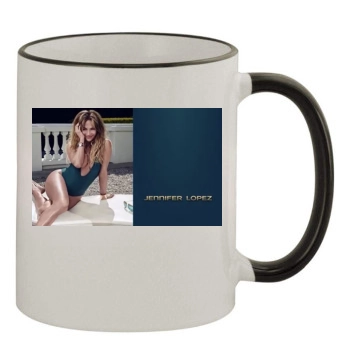 Jennifer Lopez 11oz Colored Rim & Handle Mug