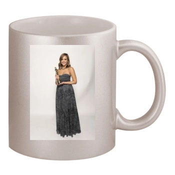 Jessica Alba 11oz Metallic Silver Mug