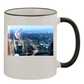 Jessica Alba 11oz Colored Rim & Handle Mug