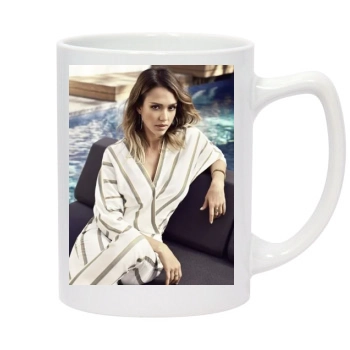 Jessica Alba 14oz White Statesman Mug