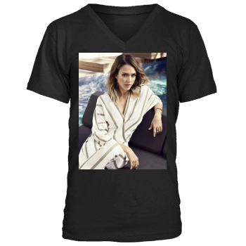 Jessica Alba Men's V-Neck T-Shirt