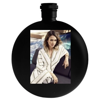 Jessica Alba Round Flask