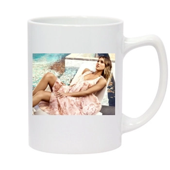 Jessica Alba 14oz White Statesman Mug