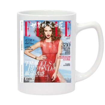 Jessica Alba 14oz White Statesman Mug